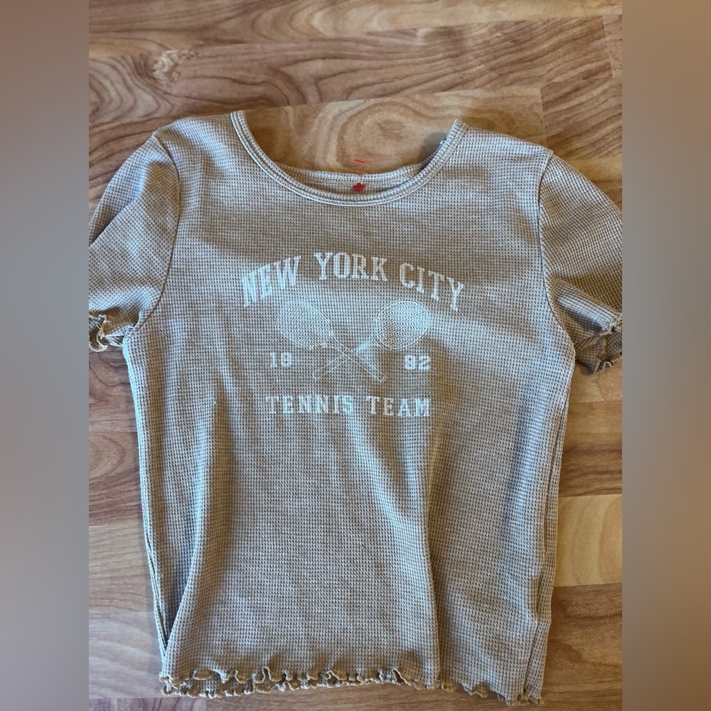 Brown American Eagle Baby Tee